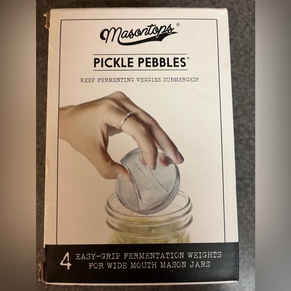 Masontops Pickel Pebbles Fermentation weights for canning Jars - Picture 4 of 4